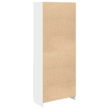 vidaXL Ντουλάπι Λευκό 70x35x180cm από Επεξεργασμένο Ξύλο 1 τεμ.