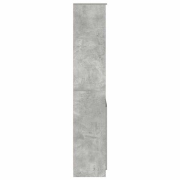 vidaXL Ντουλάπι Γκρι Σκυροδέματος 50x35x180cm από Επεξεργασμένο Ξύλο 1 τεμ.