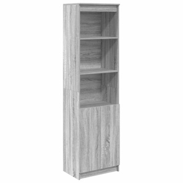 vidaXL Ντουλάπι Γκρι Sonoma 50x35x180cm από Επεξεργασμένο Ξύλο 1 τεμ.