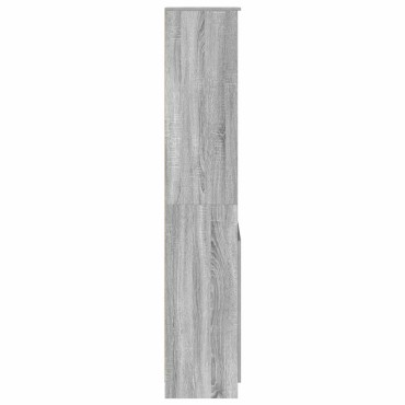 vidaXL Ντουλάπι Γκρι Sonoma 50x35x180cm από Επεξεργασμένο Ξύλο 1 τεμ.