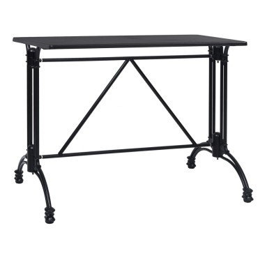 vidaXL Πόδι Τραπεζιού Bistro Μαύρο 93x60x72cm από Χυτό Αλουμίνιο 1 τεμ.
