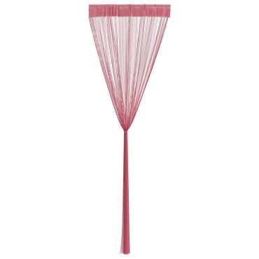 vidaXL Κουρτίνες με Κρόσσια 2 τεμ. Ροζ 140x250cm