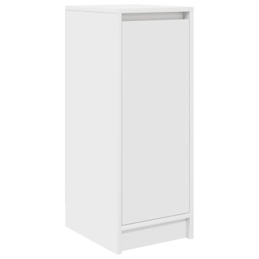 vidaXL Παπουτσοθήκη Λευκή 29,5x34x76cm από Επεξεργασμένο Ξύλο
