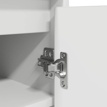 vidaXL Παπουτσοθήκη Λευκή 29,5x34x76cm από Επεξεργασμένο Ξύλο