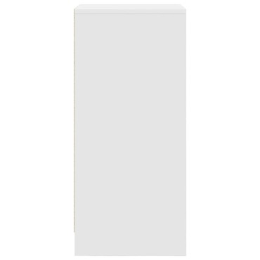 vidaXL Παπουτσοθήκη Λευκή 29,5x34x76cm από Επεξεργασμένο Ξύλο