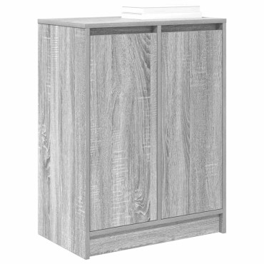 vidaXL Παπουτσοθήκη Γκρι Sonoma 57x34x76cm από Επεξεργ. Ξύλο