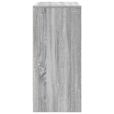vidaXL Παπουτσοθήκη Γκρι Sonoma 57x34x76cm από Επεξεργ. Ξύλο