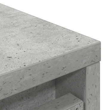 vidaXL Παπουτσοθήκη Γκρι Σκυροδέματος 57x34x76cm Επεξεργασμένο Ξύλο