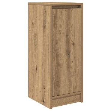 vidaXL Παπουτσοθήκη Χρώμα Αρτισιανή Δρυς 29,5x34x76cm Επεξ. Ξύλο