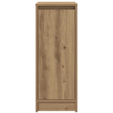 vidaXL Παπουτσοθήκη Χρώμα Αρτισιανή Δρυς 29,5x34x76cm Επεξ. Ξύλο
