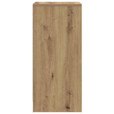 vidaXL Παπουτσοθήκη Χρώμα Αρτισιανή Δρυς 29,5x34x76cm Επεξ. Ξύλο