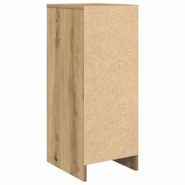 vidaXL Παπουτσοθήκη Χρώμα Αρτισιανή Δρυς 29,5x34x76cm Επεξ. Ξύλο