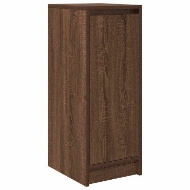 vidaXL Παπουτσοθήκη Καφέ Δρυς 29,5x34x76cm από Επεξεργ. Ξύλο