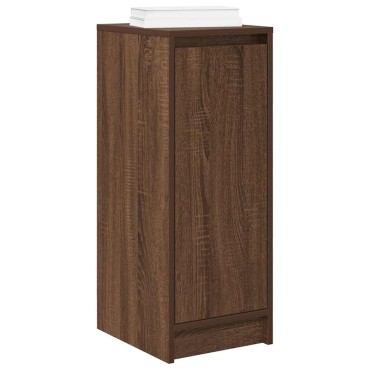 vidaXL Παπουτσοθήκη Καφέ Δρυς 29,5x34x76cm από Επεξεργ. Ξύλο