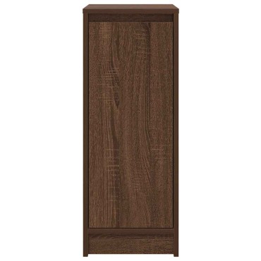 vidaXL Παπουτσοθήκη Καφέ Δρυς 29,5x34x76cm από Επεξεργ. Ξύλο