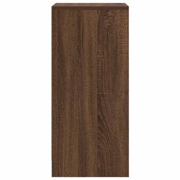 vidaXL Παπουτσοθήκη Καφέ Δρυς 29,5x34x76cm από Επεξεργ. Ξύλο
