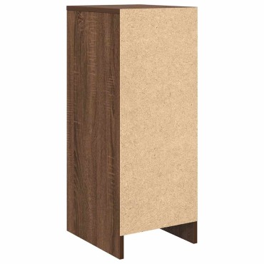 vidaXL Παπουτσοθήκη Καφέ Δρυς 29,5x34x76cm από Επεξεργ. Ξύλο