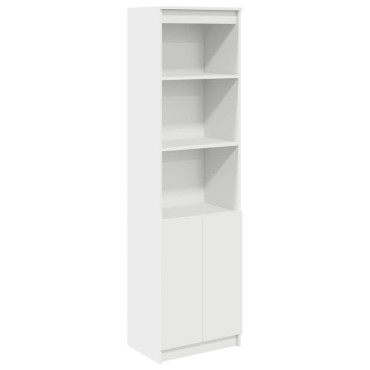 vidaXL Ντουλάπι Λευκό 50x35x180cm από Επεξεργασμένο Ξύλο 1 τεμ.