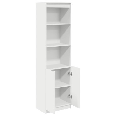 vidaXL Ντουλάπι Λευκό 50x35x180cm από Επεξεργασμένο Ξύλο 1 τεμ.