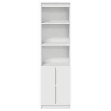 vidaXL Ντουλάπι Λευκό 50x35x180cm από Επεξεργασμένο Ξύλο 1 τεμ.