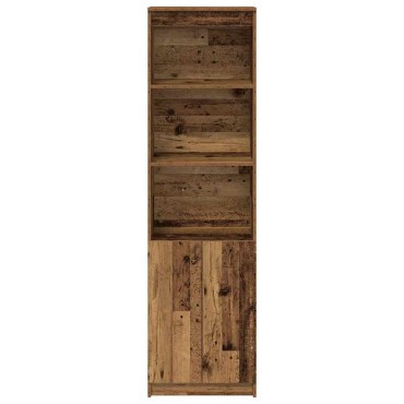 vidaXL Ντουλάπι Όψη Παλαιού Ξύλου 50x35x180cm από Επεξεργασμένο Ξύλο 1 τεμ.
