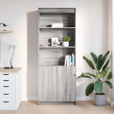 vidaXL Ντουλάπι Γκρι Sonoma 70x35x180cm από Επεξεργασμένο Ξύλο 1 τεμ.
