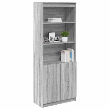 vidaXL Ντουλάπι Γκρι Sonoma 70x35x180cm από Επεξεργασμένο Ξύλο 1 τεμ.
