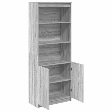 vidaXL Ντουλάπι Γκρι Sonoma 70x35x180cm από Επεξεργασμένο Ξύλο 1 τεμ.