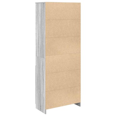 vidaXL Ντουλάπι Γκρι Sonoma 70x35x180cm από Επεξεργασμένο Ξύλο 1 τεμ.