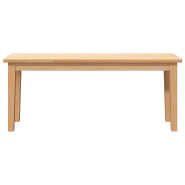 Πάγκος vidaXL μασίφ ξύλο καουτσούκ 110x30x45cm