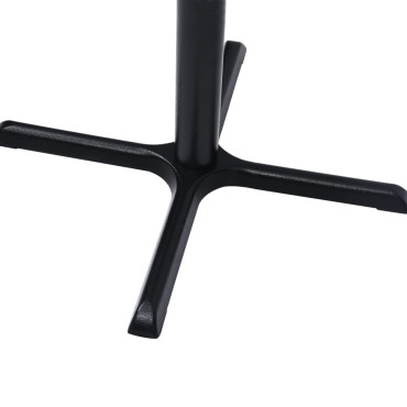 vidaXL Πόδι Τραπεζιού Bistro Μαύρο 76x76x72cm από Χυτοσίδηρο 1 τεμ.