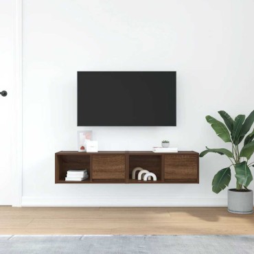 vidaXL Έπιπλα Τηλεόρασης 2 τεμ. 60x31x25,5cm Επεξεργασμένο Ξύλο