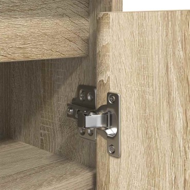 vidaXL Παπουτσοθήκη Sonoma Δρυς 29,5x34x76cm από Επεξεργασμένο Ξύλο