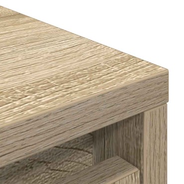 vidaXL Παπουτσοθήκη Sonoma Δρυς 29,5x34x76cm από Επεξεργασμένο Ξύλο