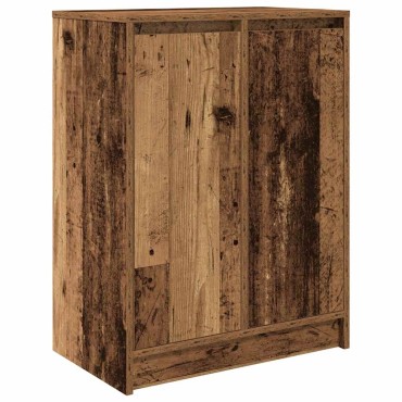 vidaXL Παπουτσοθήκη Όψη Παλαιού Ξύλου 57x34x76cm Επεξ. Ξύλο