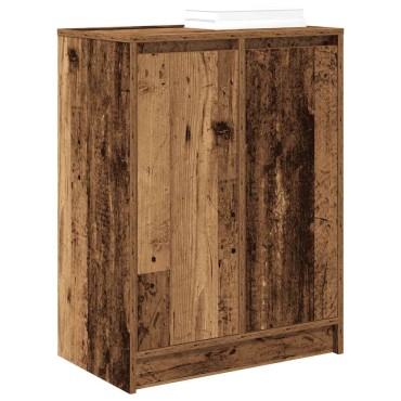 vidaXL Παπουτσοθήκη Όψη Παλαιού Ξύλου 57x34x76cm Επεξ. Ξύλο