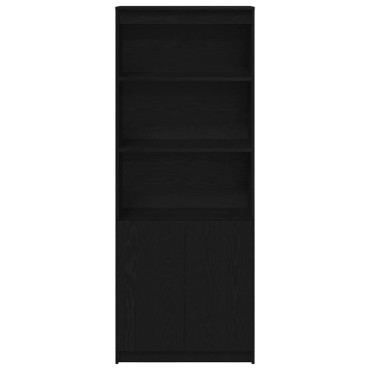 vidaXL Ντουλάπι Μαύρη δρυς 70x35x180cm από Επεξεργασμένο Ξύλο 1 τεμ.