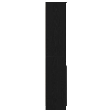 vidaXL Ντουλάπι Μαύρη δρυς 70x35x180cm από Επεξεργασμένο Ξύλο 1 τεμ.