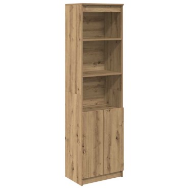 vidaXL Ντουλάπι Τεχνίτης Δρυς 50x35x180cm από Επεξεργασμένο Ξύλο 1 τεμ.