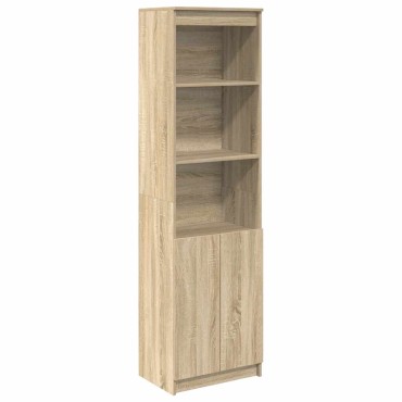 vidaXL Ντουλάπι Sonoma δρυς 50x35x180cm από Επεξεργασμένο Ξύλο 1 τεμ.