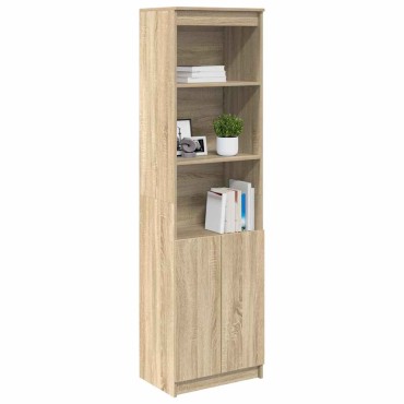vidaXL Ντουλάπι Sonoma δρυς 50x35x180cm από Επεξεργασμένο Ξύλο 1 τεμ.