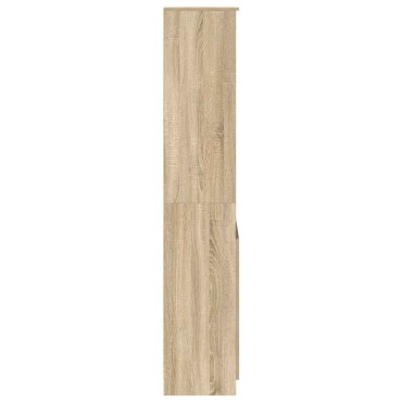 vidaXL Ντουλάπι Sonoma δρυς 50x35x180cm από Επεξεργασμένο Ξύλο 1 τεμ.