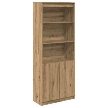 vidaXL Ντουλάπι Αρτισιανή Δρυς 70x35x180cm από Επεξεργασμένο Ξύλο 1 τεμ.