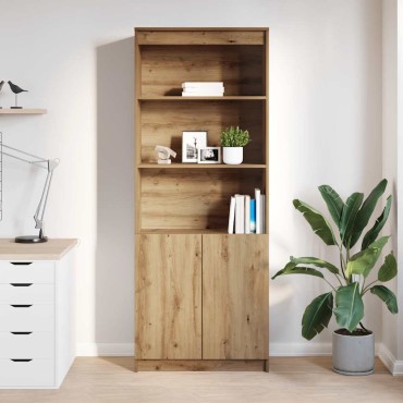 vidaXL Ντουλάπι Αρτισιανή Δρυς 70x35x180cm από Επεξεργασμένο Ξύλο 1 τεμ.