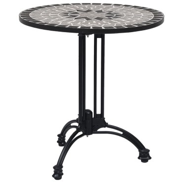 vidaXL Πόδι Τραπεζιού Bistro Μαύρο 60x72cm από Χυτό Αλουμίνιο 1 τεμ.