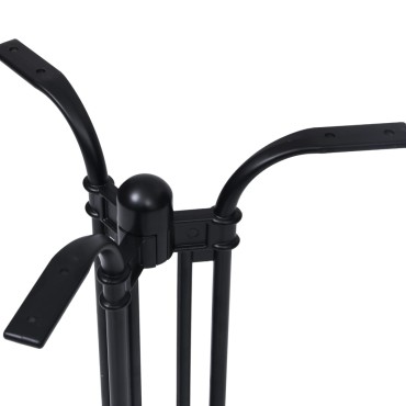 vidaXL Πόδι Τραπεζιού Bistro Μαύρο 60x72cm από Χυτό Αλουμίνιο 1 τεμ.