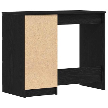 Γραφείο vidaXL Μαύρη βελανιδιά 90x45x76cm Κατασκευασμένο ξύλο 1 τεμ.