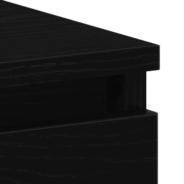Γραφείο vidaXL Μαύρη βελανιδιά 90x45x76cm Κατασκευασμένο ξύλο 1 τεμ.