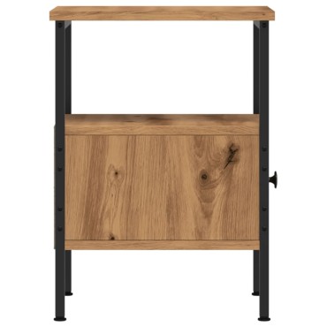 vidaXL Κομοδίνα 2 τεμ. Artisan Oak 34x36x50cm Κατασκευασμένο ξύλο