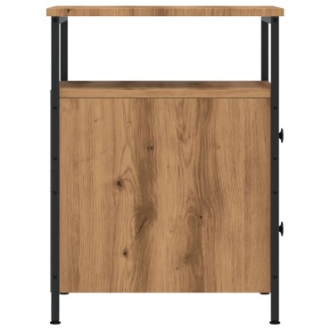 vidaXL Κομοδίνα 2 τεμ. Artisan Oak 44x45x60cm Κατασκευασμένο ξύλο